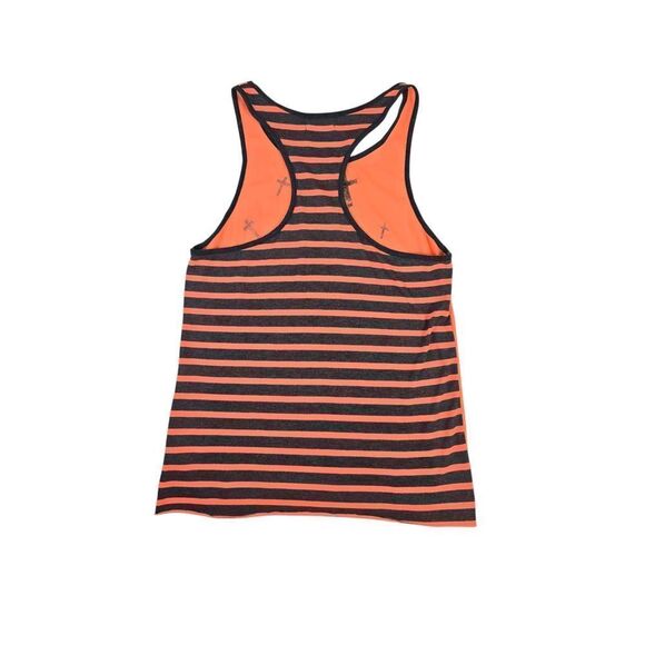 The Classic Orange and Black Striped Tank Top - Picture 2 of 7